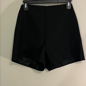 Zara High Waist Black Women's Shorts